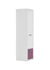 HYPE Rooms Kleiderschrank eintürig mit Schublade der Serie KINDER 50x52x203 cm in weiß/lila