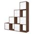 Polini Home Raumteiler braun 10 Fach mit 4 Türen & 2 Schubladen, 01642